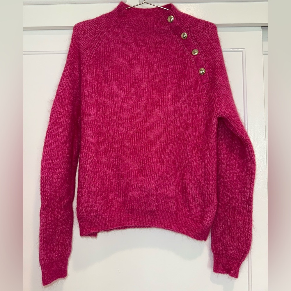 Sezane Trudy Ribbed Knit Sweater